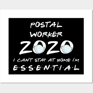 Postal Worker 2020 Quarantine Gift Posters and Art